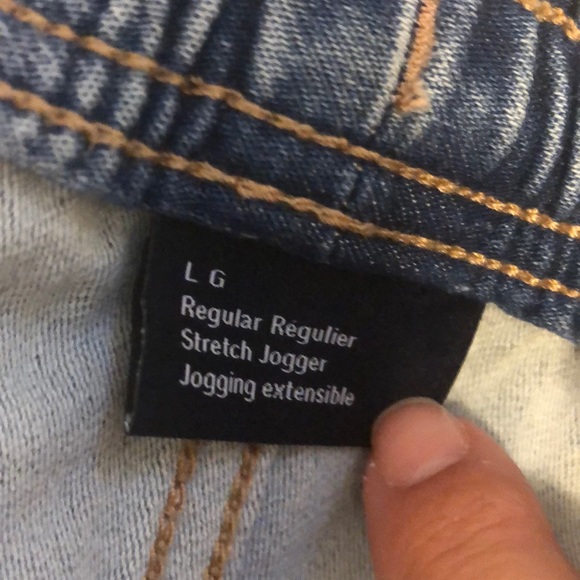 Regular denim joggers - Picture 4 of 4